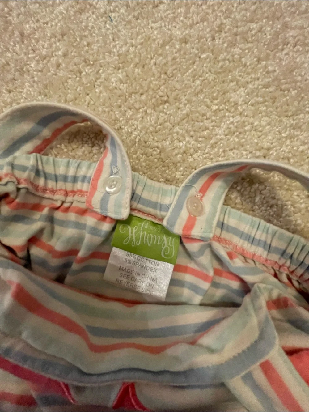 Classic Whimsy Striped Whale dress